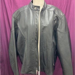 Wilson Black Leather Jacket XXL In like new condition.